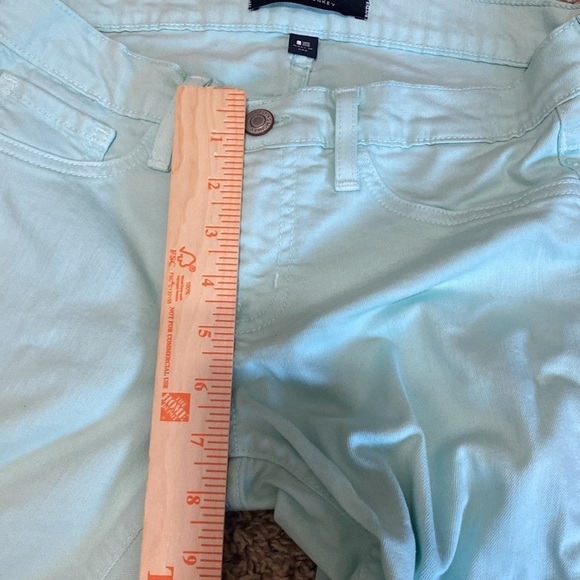 Flying Monkey Aqua Sea Foam Green Skinny Jeans Size 27 - Picture 10 of 11